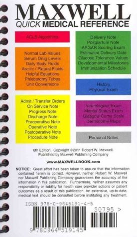 Maxwell Quick Medical Reference 6E | ABC Books