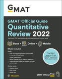 GMAT Official Guide Quantitative Review 2022: Book + Online Question Bank