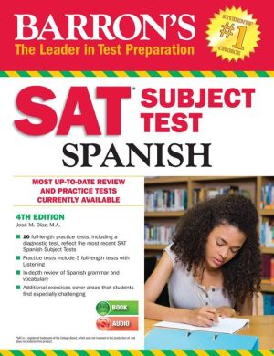 Barron's SAT Subject Test Spanish [With MP3 CD]