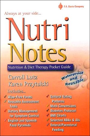 Nutri Notes: Nutrition & Diet Therapy Pocket Guide (Davis' Notes)**