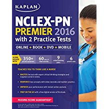 NCLEX-PN Premier 2016 with 2 Practice Tests: Online + Book + DVD + Mobile ( Kaplan Test Prep ) | ABC Books