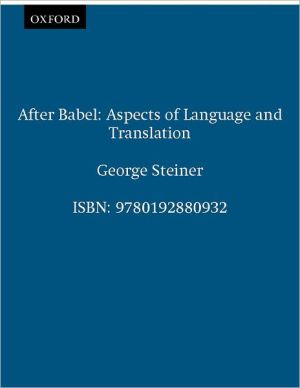 After Babel Aspects of Language and Translation 3/e