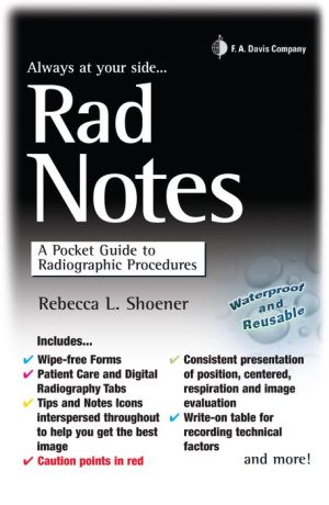 Rad Notes : A Pocket Guide to Radiographic Procedures (Davis' Notes)