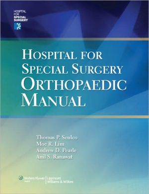 Hospital for Special Surgery Orthopaedics Manual**
